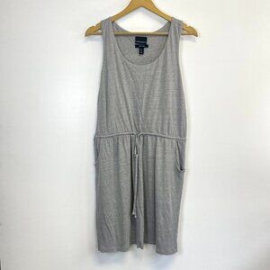 Cynthia Rowley Gray Linen Sleeveless Dress